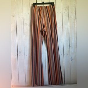 Altered State Striped Suede Bell Bottoms